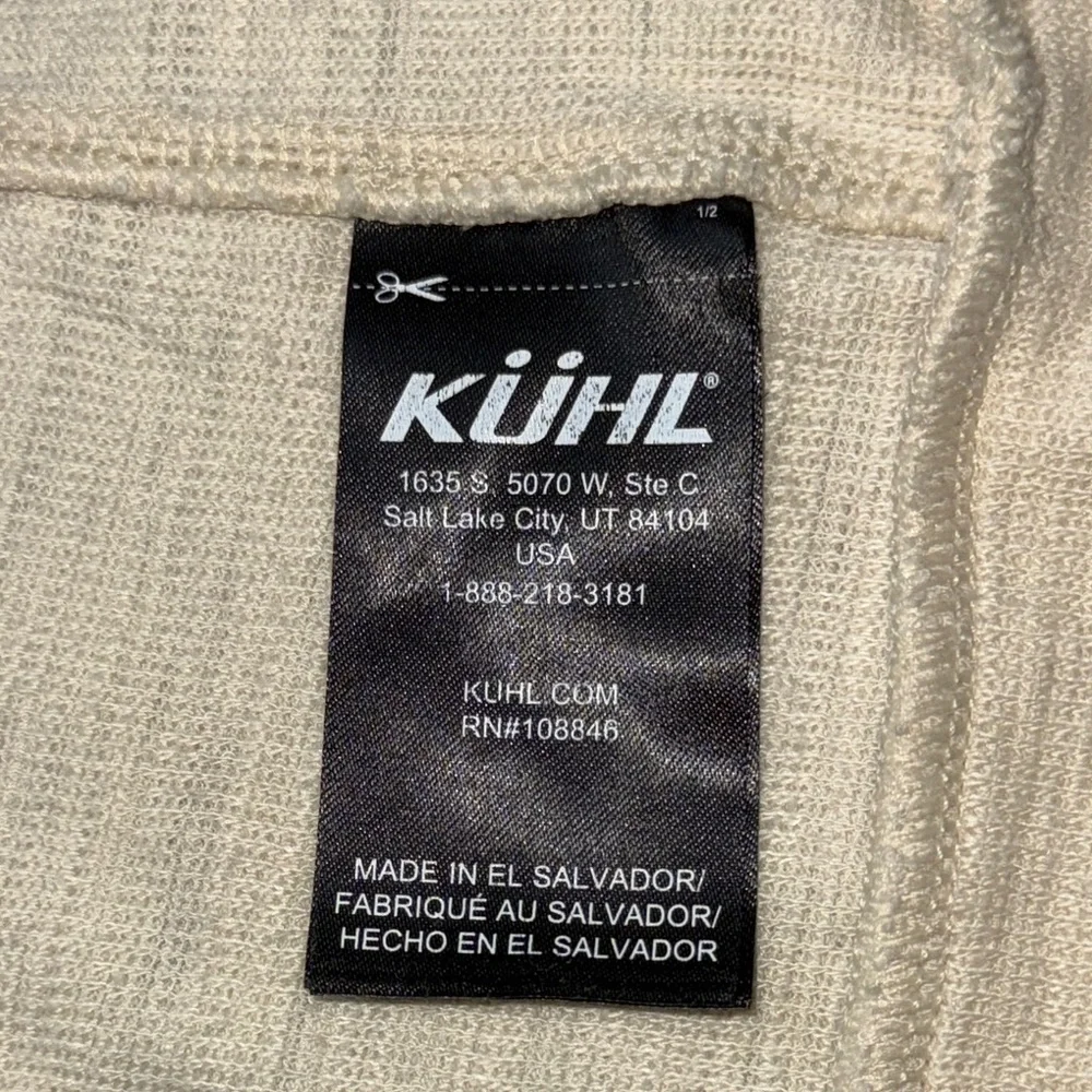 Kuhl Cream Hoodie Sweatshirt - Picture 8 of 11